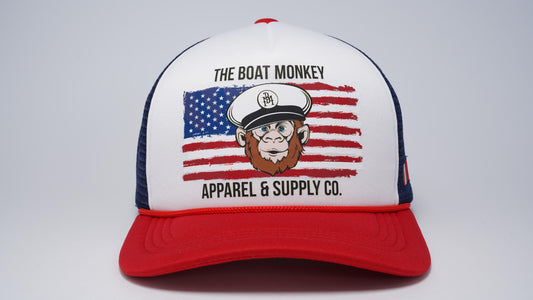 American Boat Monkey Foam Trucker
