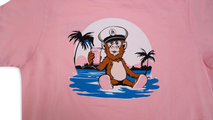 Kids Beach Day Shirt Pink