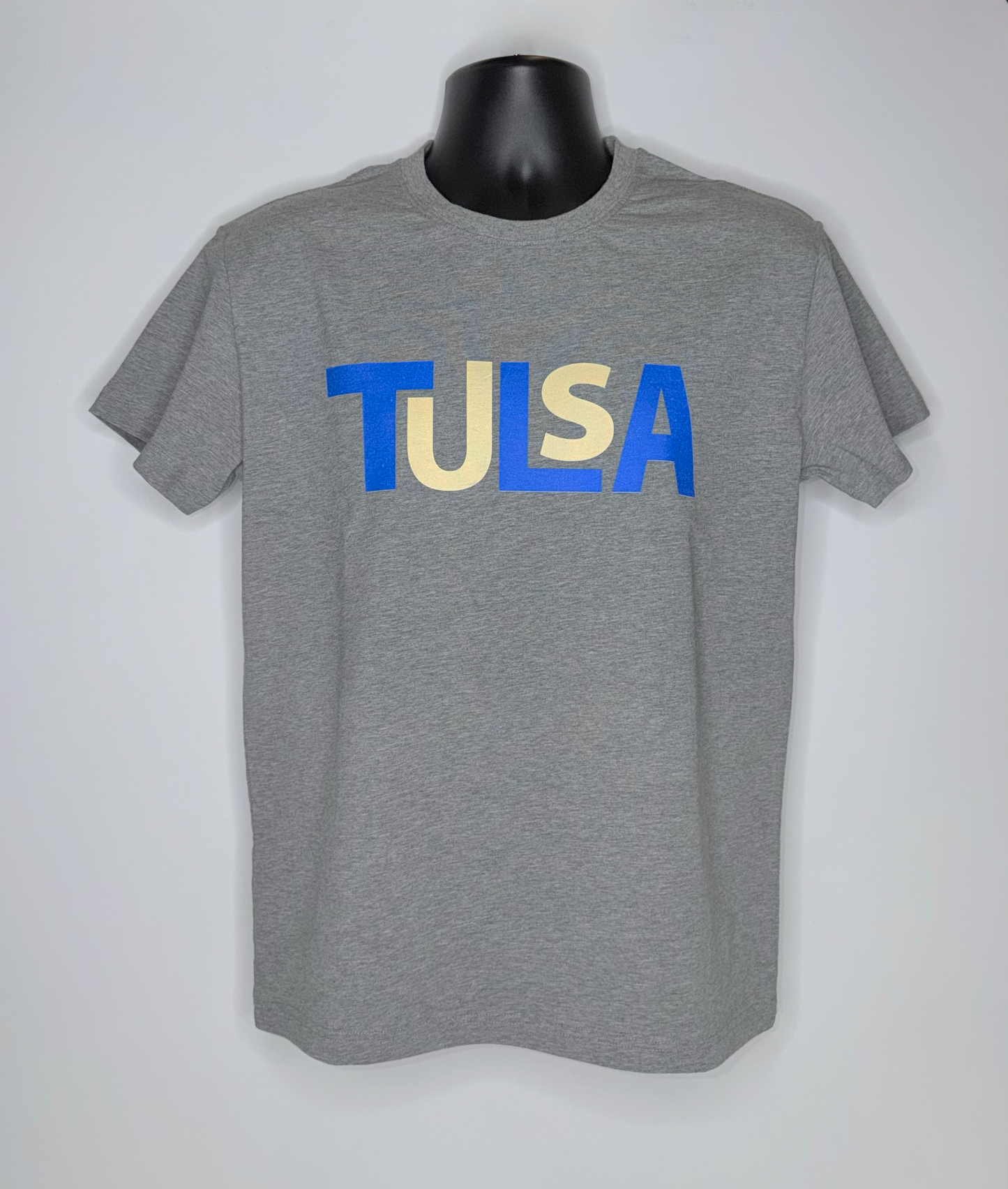 Tulsa Abstract light grey Tee