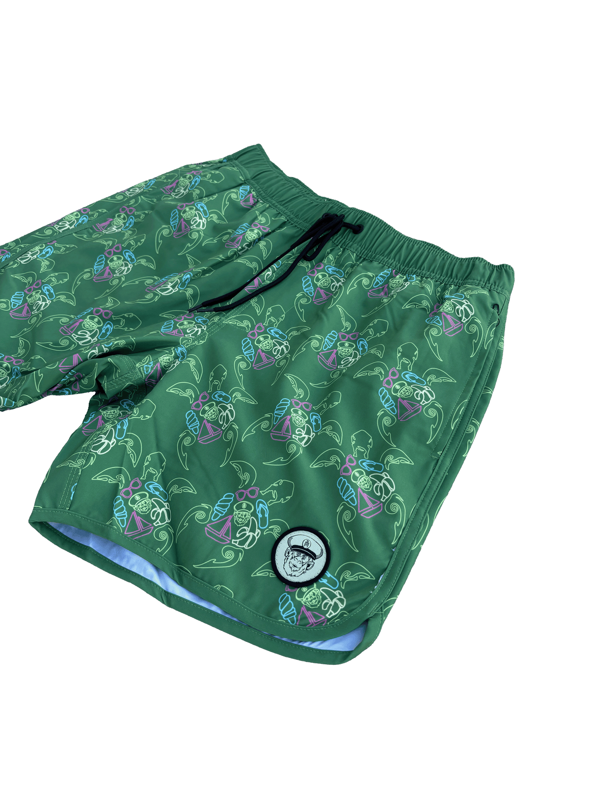 Green 2 in 1 Turtle Swimwear Short ORDER TODAY!