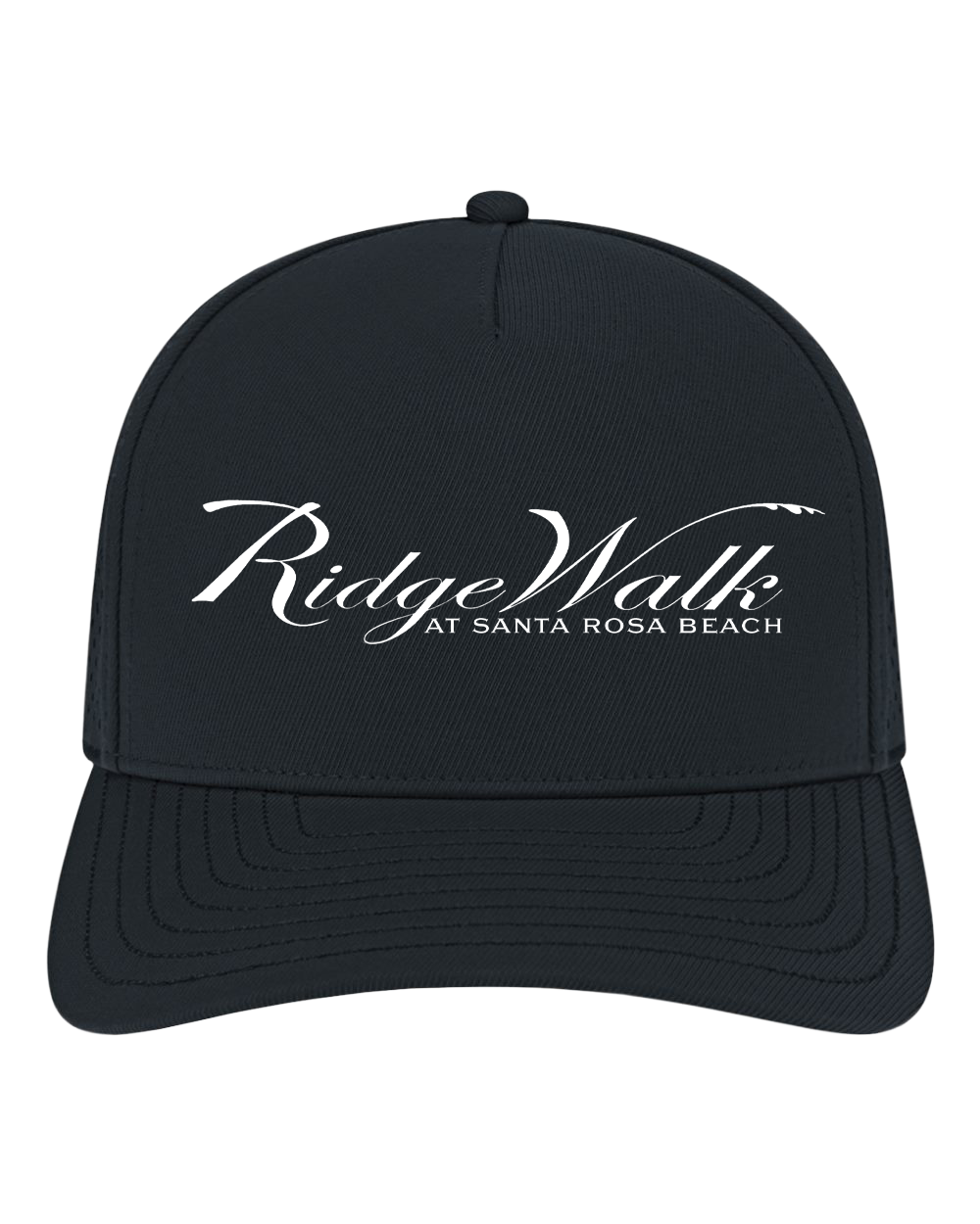 Premium Water-Resistant Perforated Cap Black