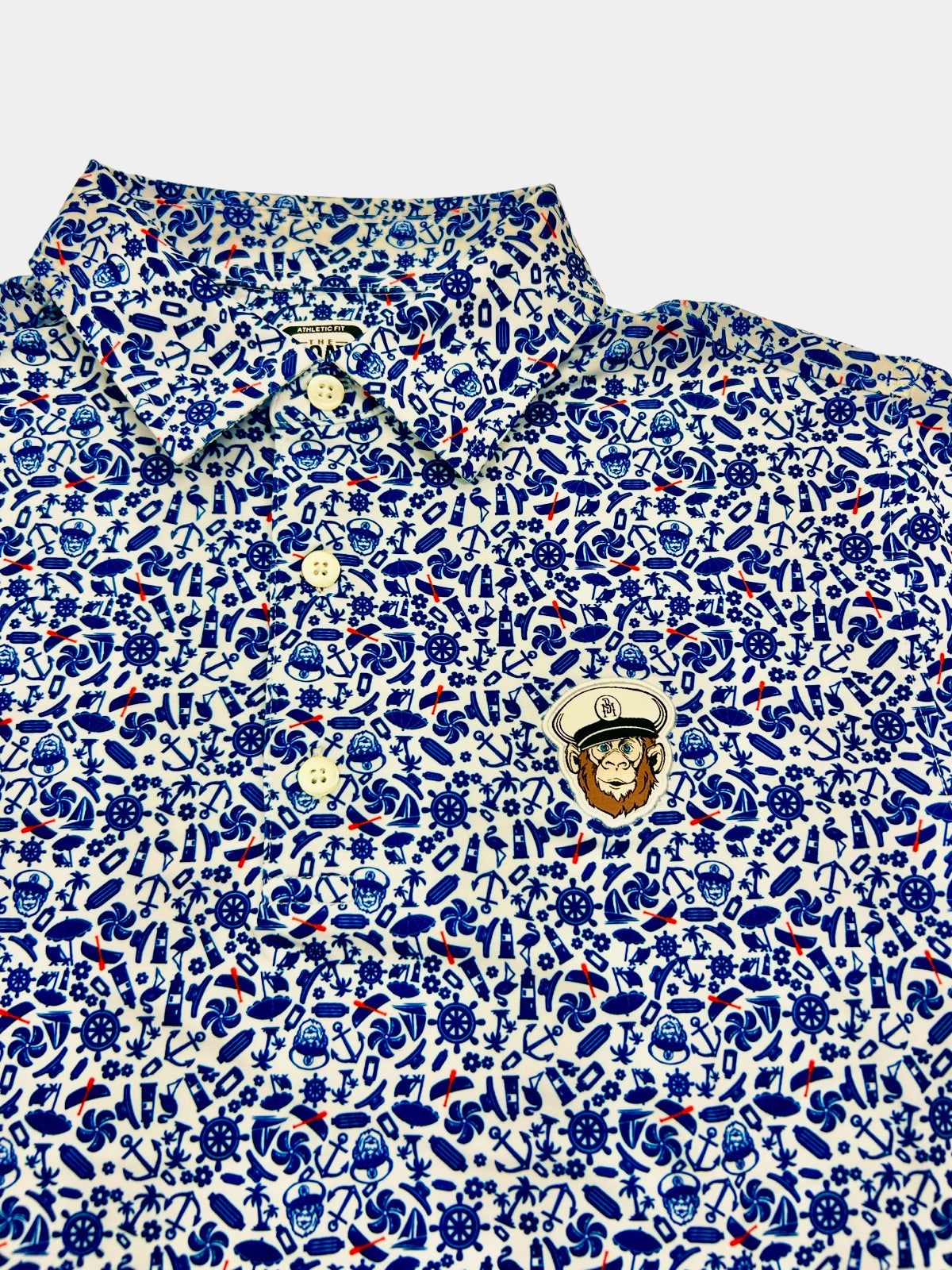 Men's Patterned Golf Polo's