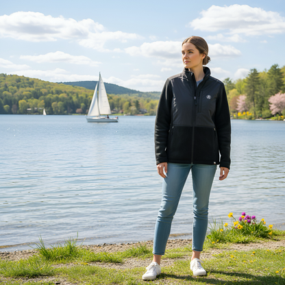 Women’s Full Zip Hybrid Fleece
