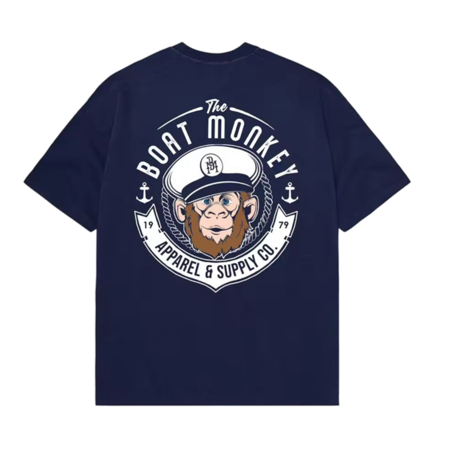 A&S Monkey Crewneck T-Shirt - Pocket-T