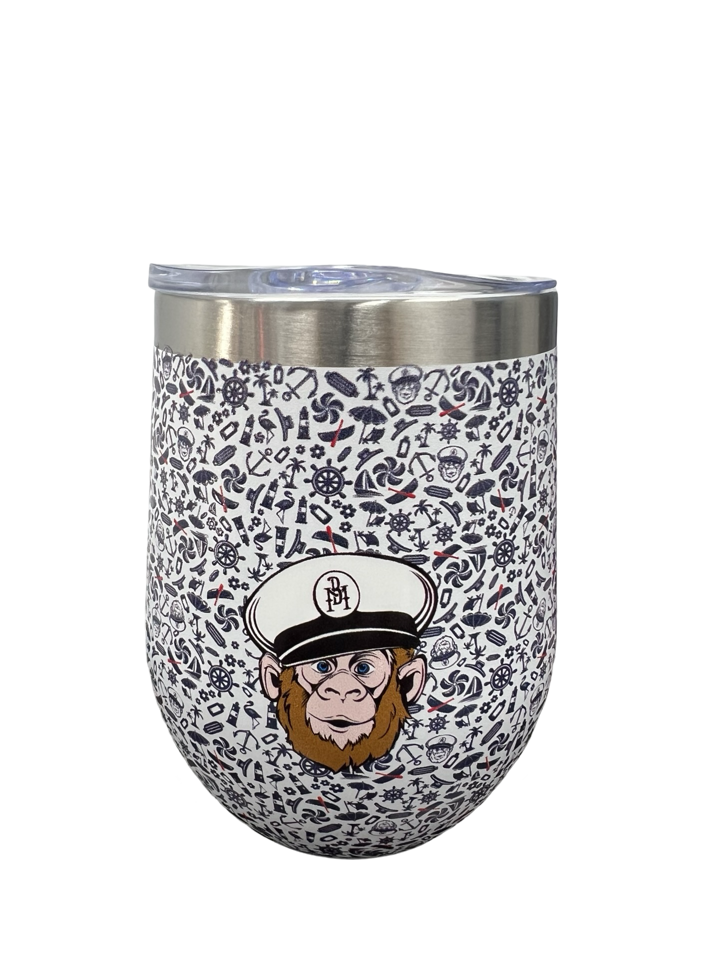 Wine Tumbler Shipwreck Pattern