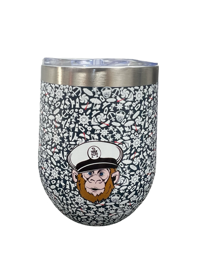 Wine Tumbler Shipwreck Pattern