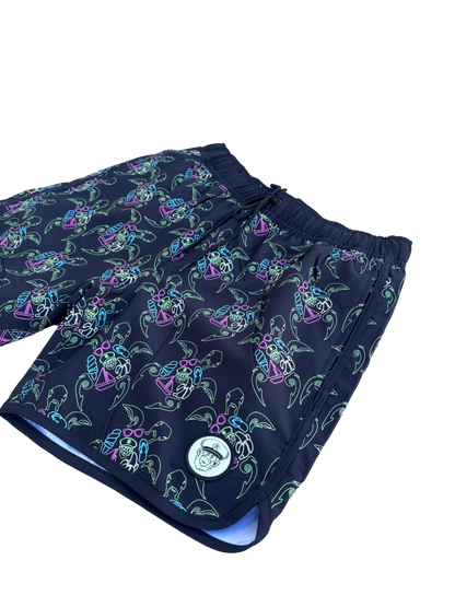 Black 2 in 1 Turtle Swimwear Short ORDER TODAY!