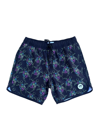 Black 2 in 1 Turtle Swimwear Short ORDER TODAY!