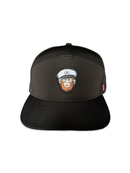 7 Panel Black Hats