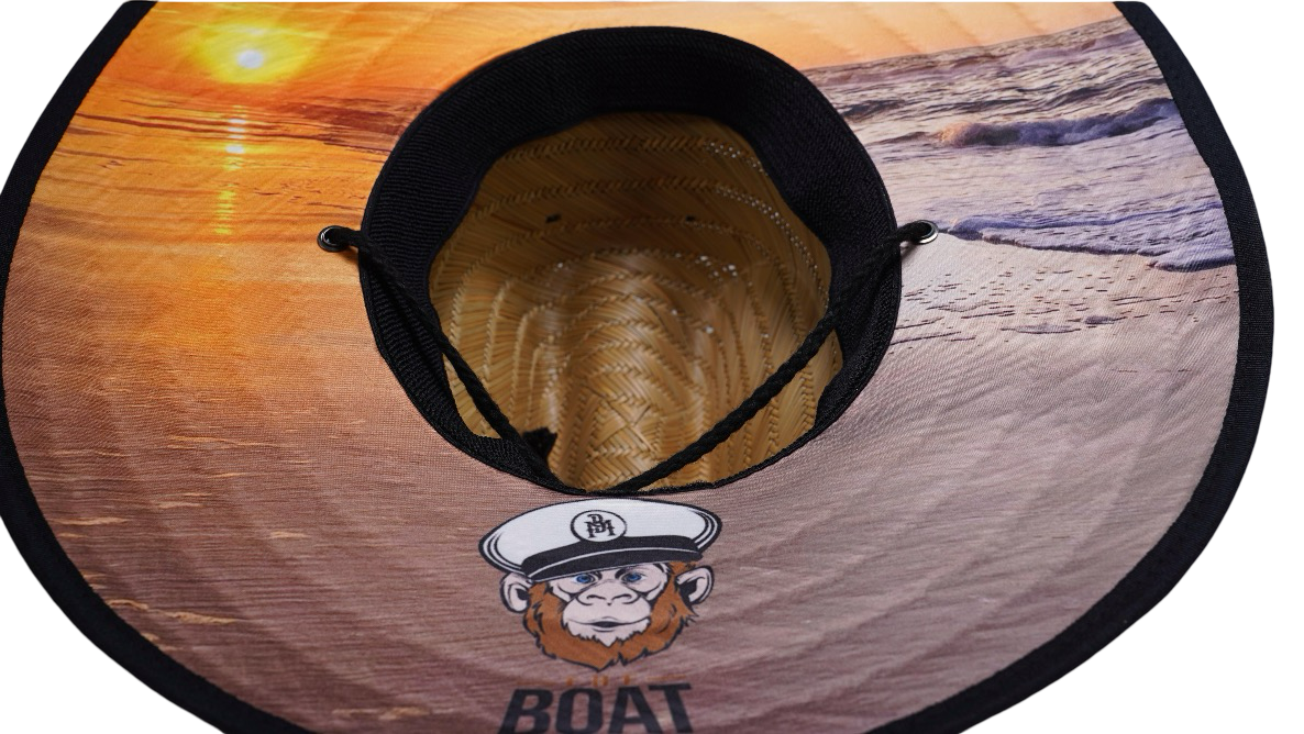 Boat Monkey Straw Hat