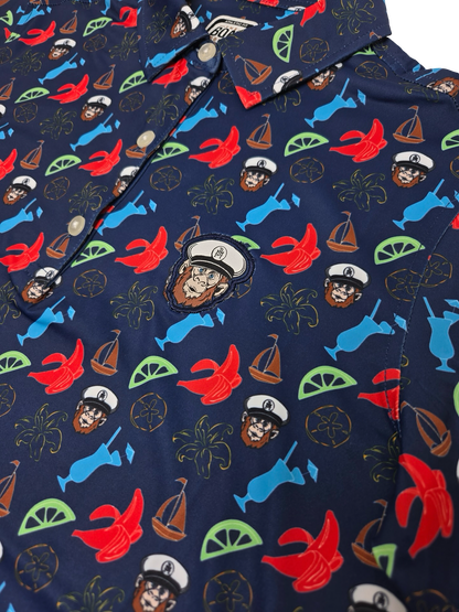 Boat Monkey Women's Cocktail Polo