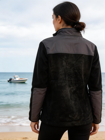 Women’s Full Zip Hybrid Fleece