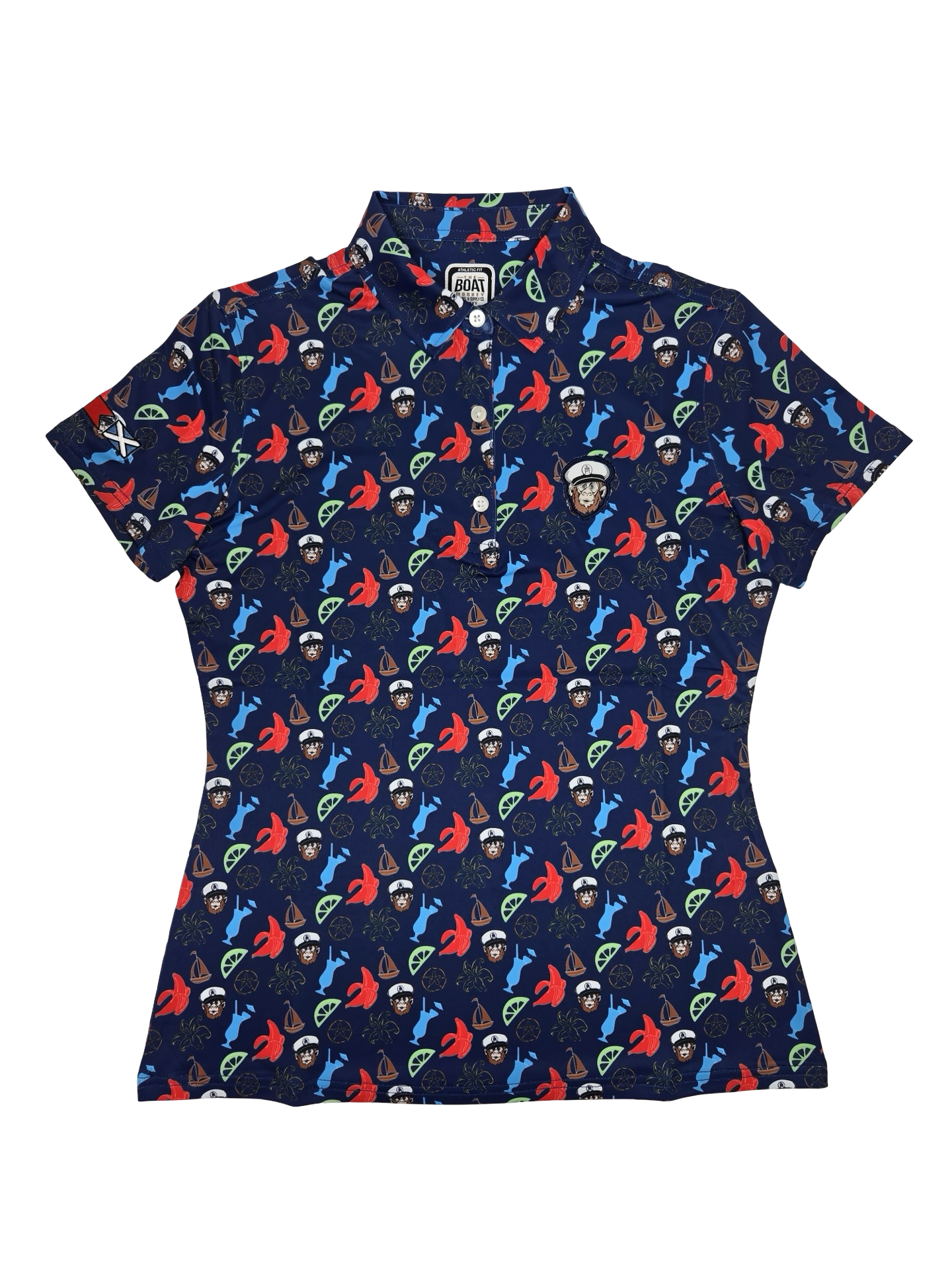 Boat Monkey Women's Cocktail Polo