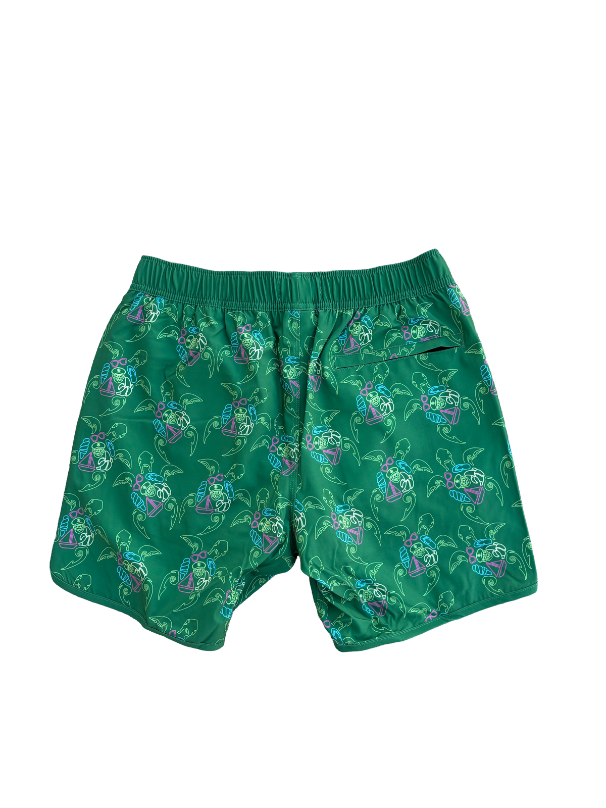 Green 2 in 1 Turtle Swimwear Short ORDER TODAY!