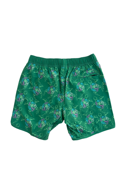 Green 2 in 1 Turtle Swimwear Short ORDER TODAY!