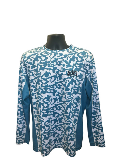 Men's Blue Yellow-Finned Tuna Sun Shirt