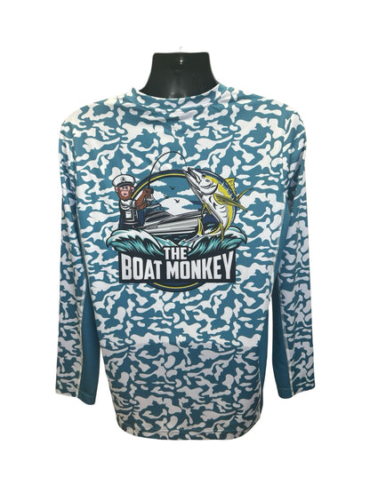 Men's Blue Yellow-Finned Tuna Sun Shirt