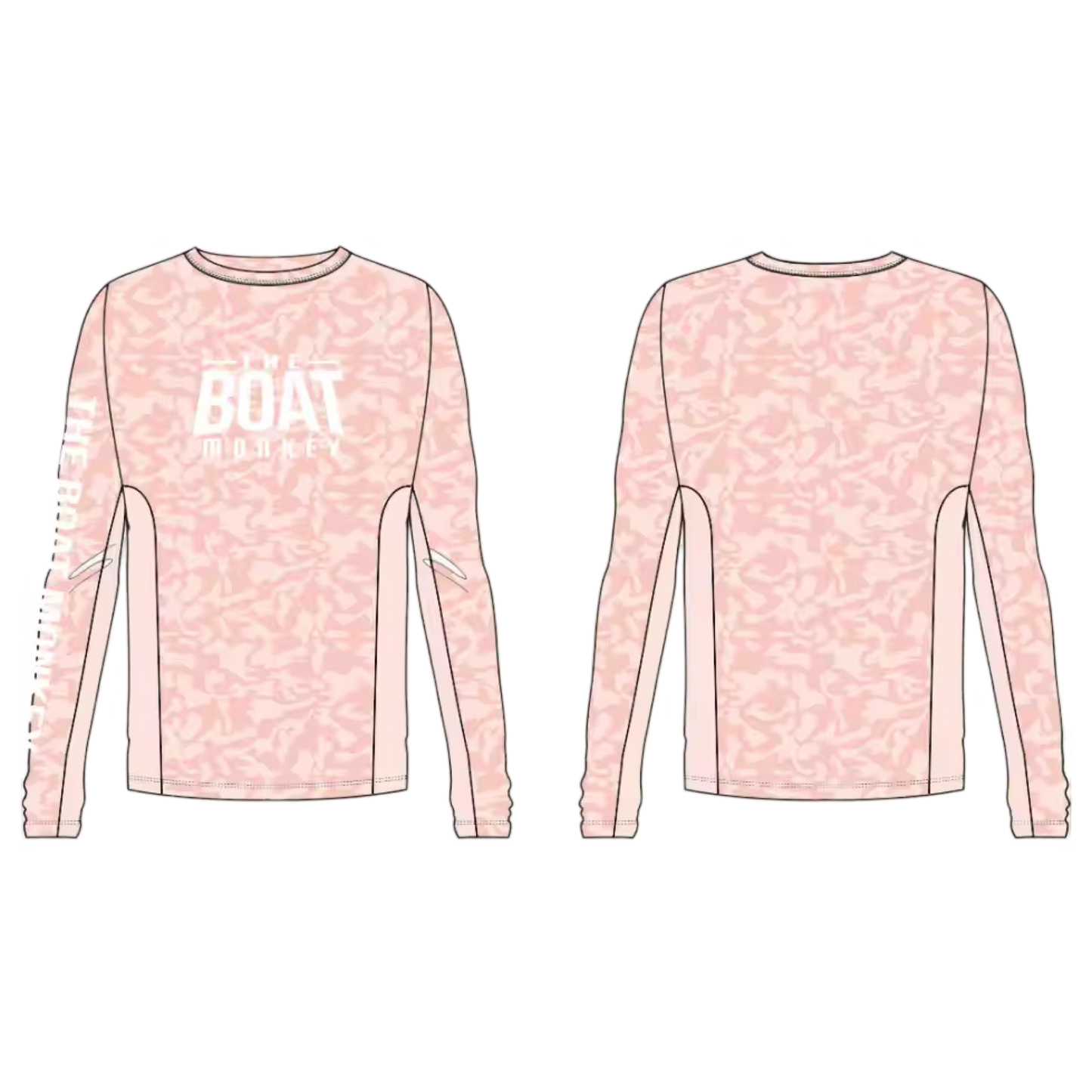 Women's Pink Camo Sun Shirt - Pre-order