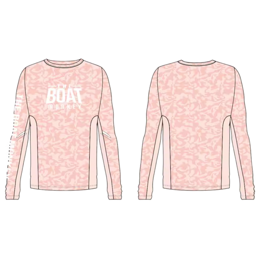 Women's Pink Camo Sun Shirt - Pre-order