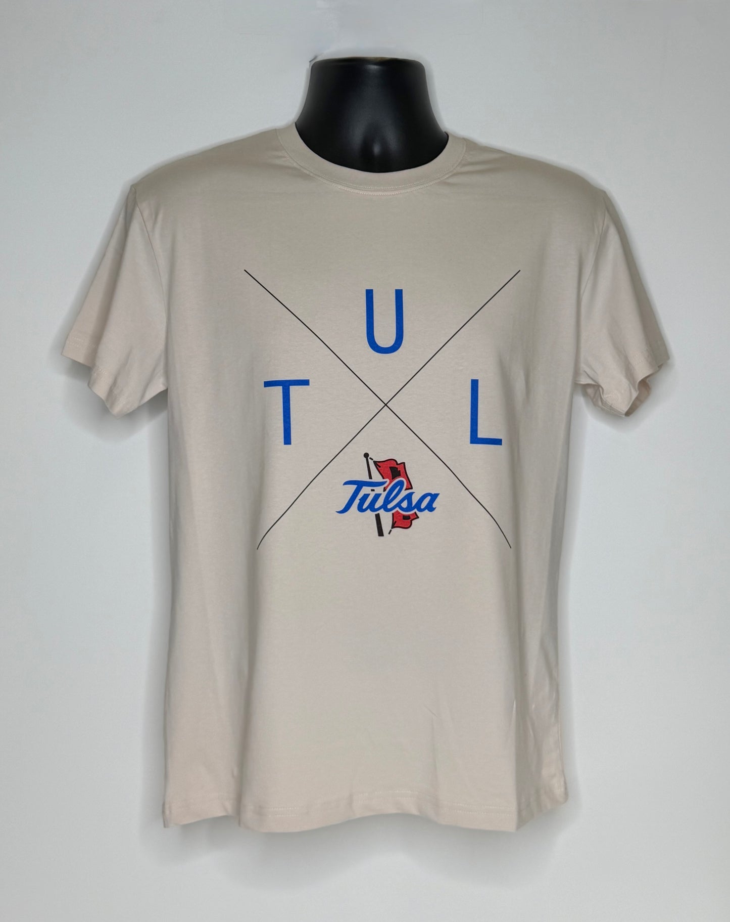 TUL Primary Logo Tan Tee