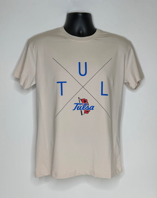 TUL Primary Logo Tan Tee