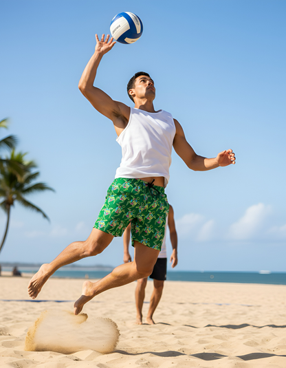 Green 2 in 1 Turtle Swimwear Short (PRE ORDERS Selling out Fast) June 1st Release date