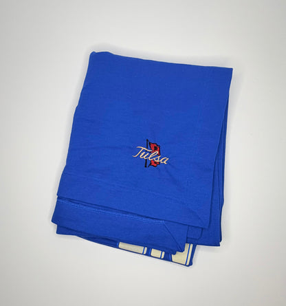 Heavy Blend Fleece Stadium Blanket Reign Cane Blue
