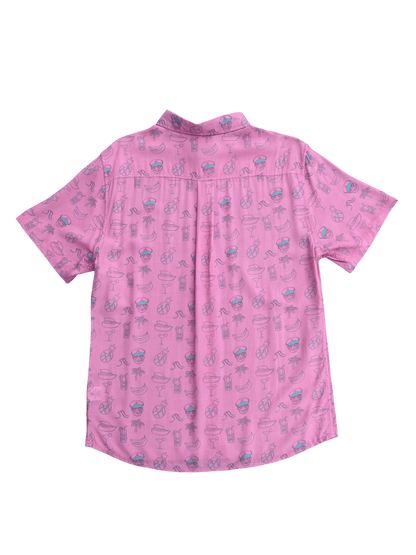 Mens Pink Button Down