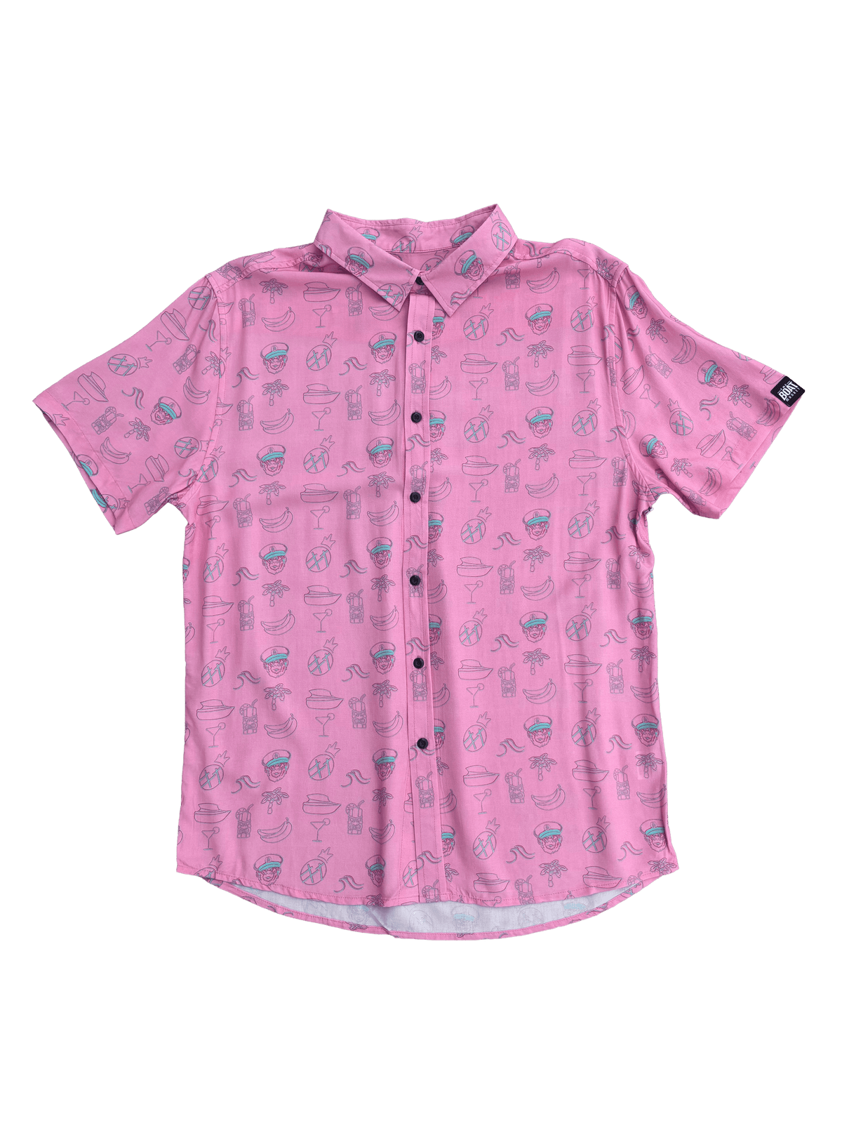 Mens Pink Button Down