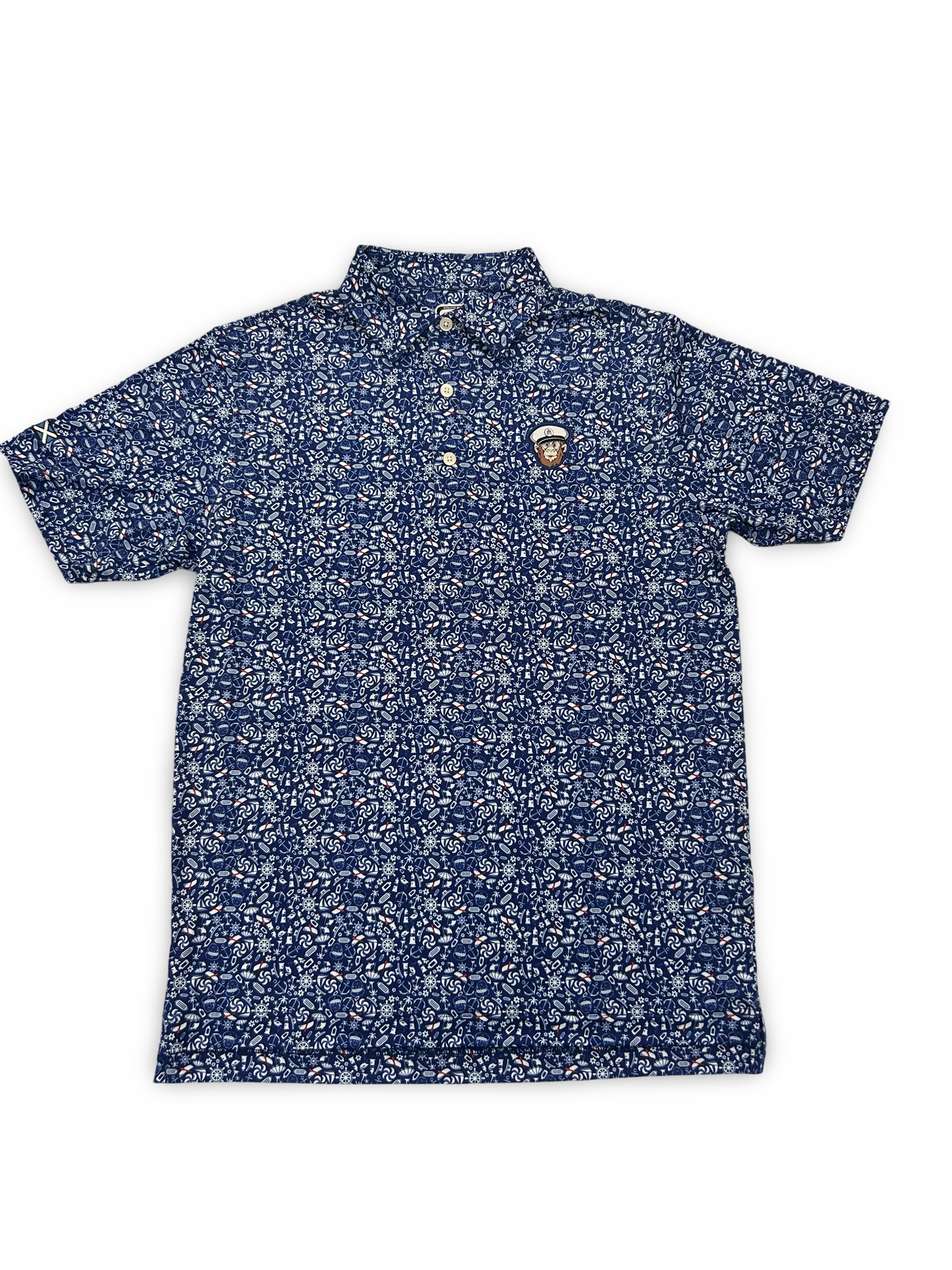 Men's Patterned Golf Polo's