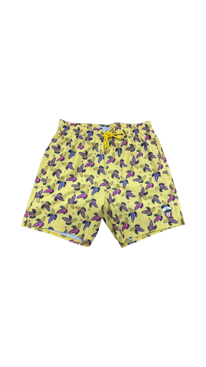 Kids Yellow Flying Banana Swimwear