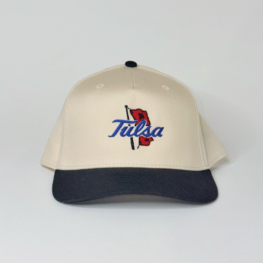 Tulsa with Flag Hat Tan and Black