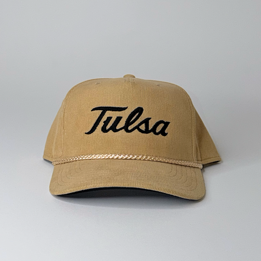 Tulsa Script Corduroy Hat