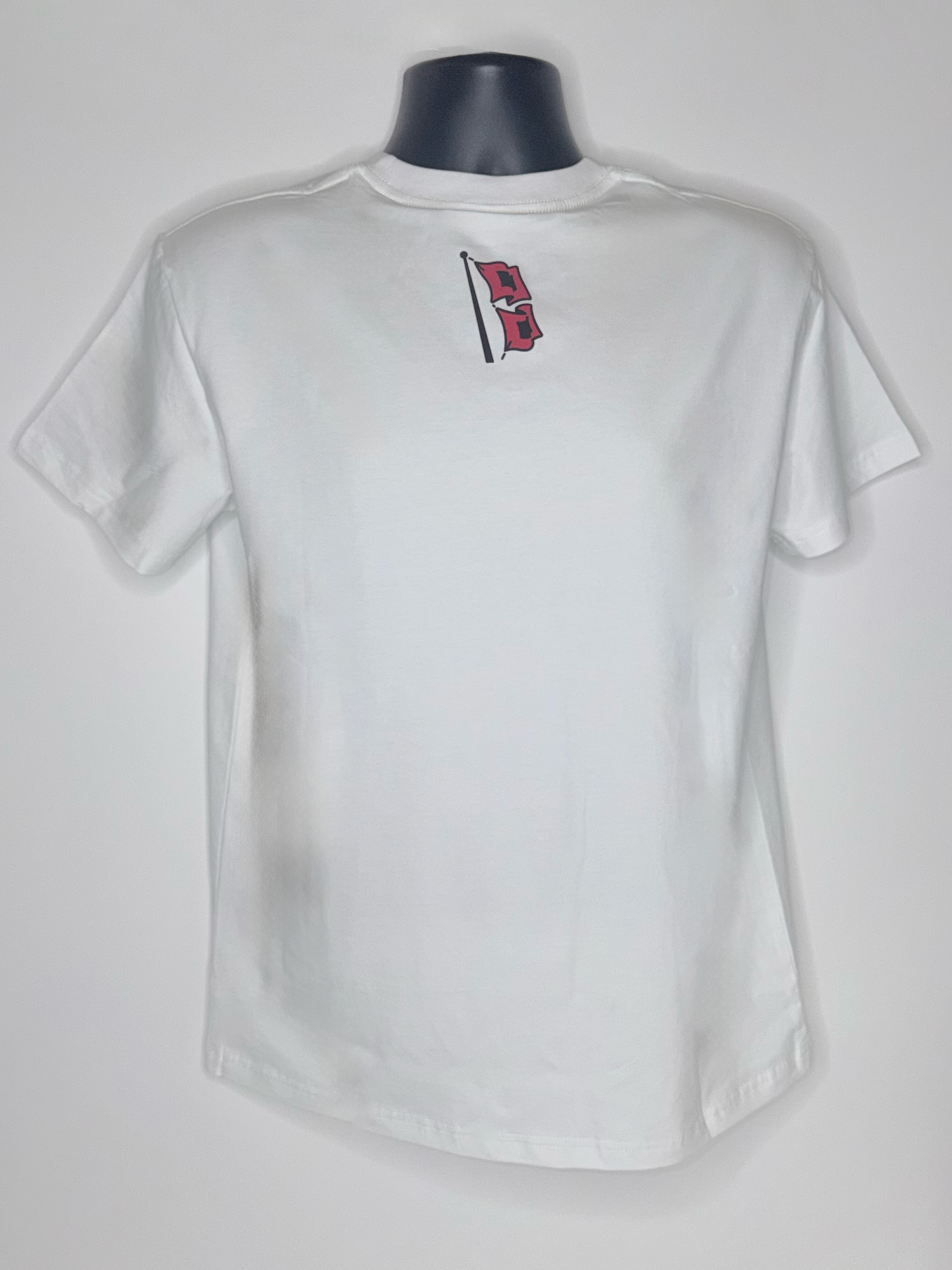 Tulsa Primary Logo White Tee