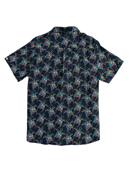 Mens Black Button Down