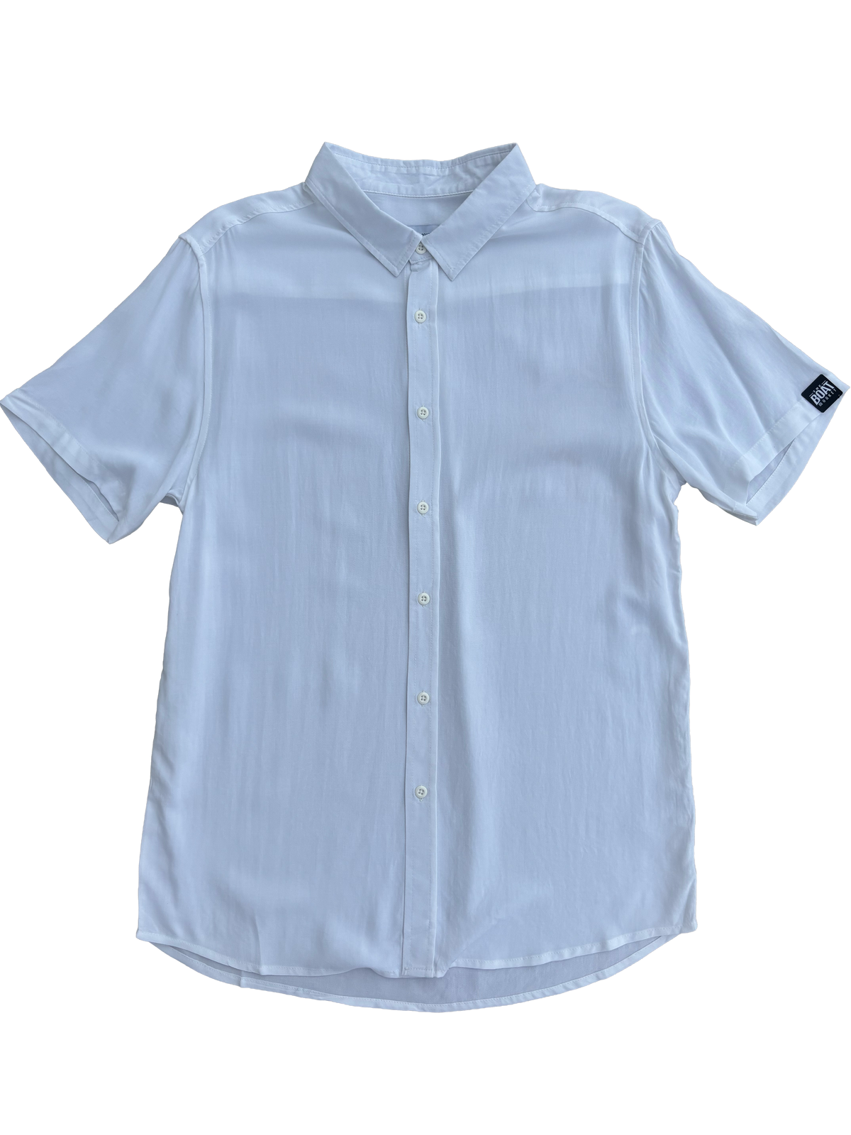 Mens White Button Down