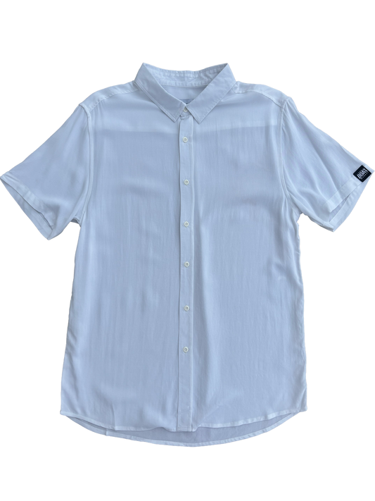 Mens White Button Down
