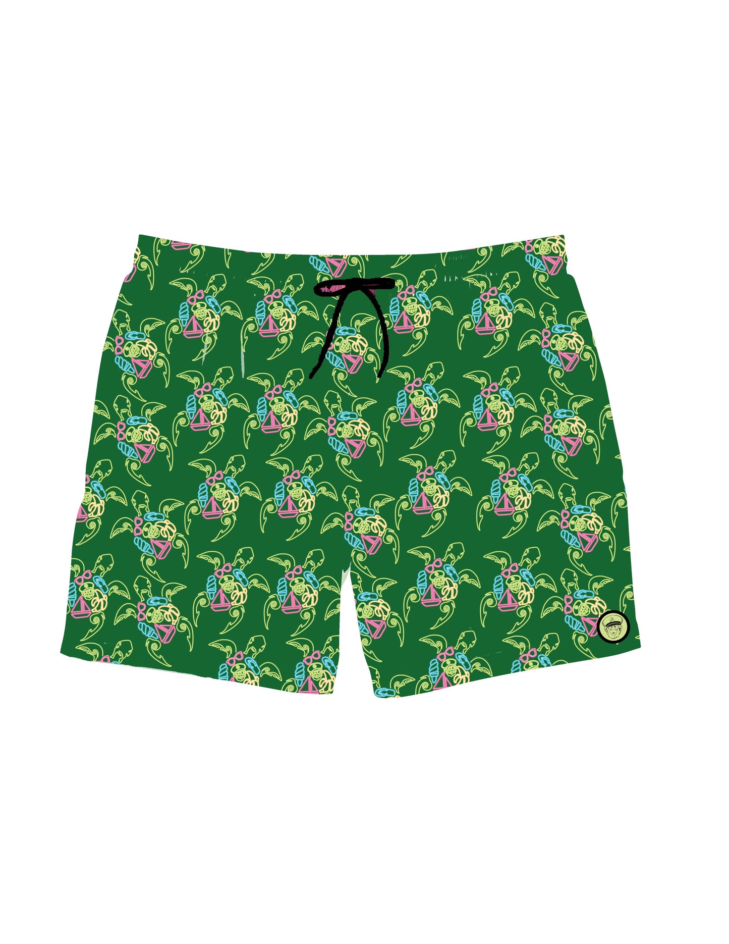 Green 2 in 1 Turtle Swimwear Short (PRE ORDERS Selling out Fast) June 1st Release date