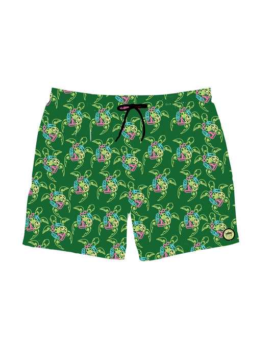 Green 2 in 1 Turtle Swimwear Short (PRE ORDERS Selling out Fast) June 30 Release date