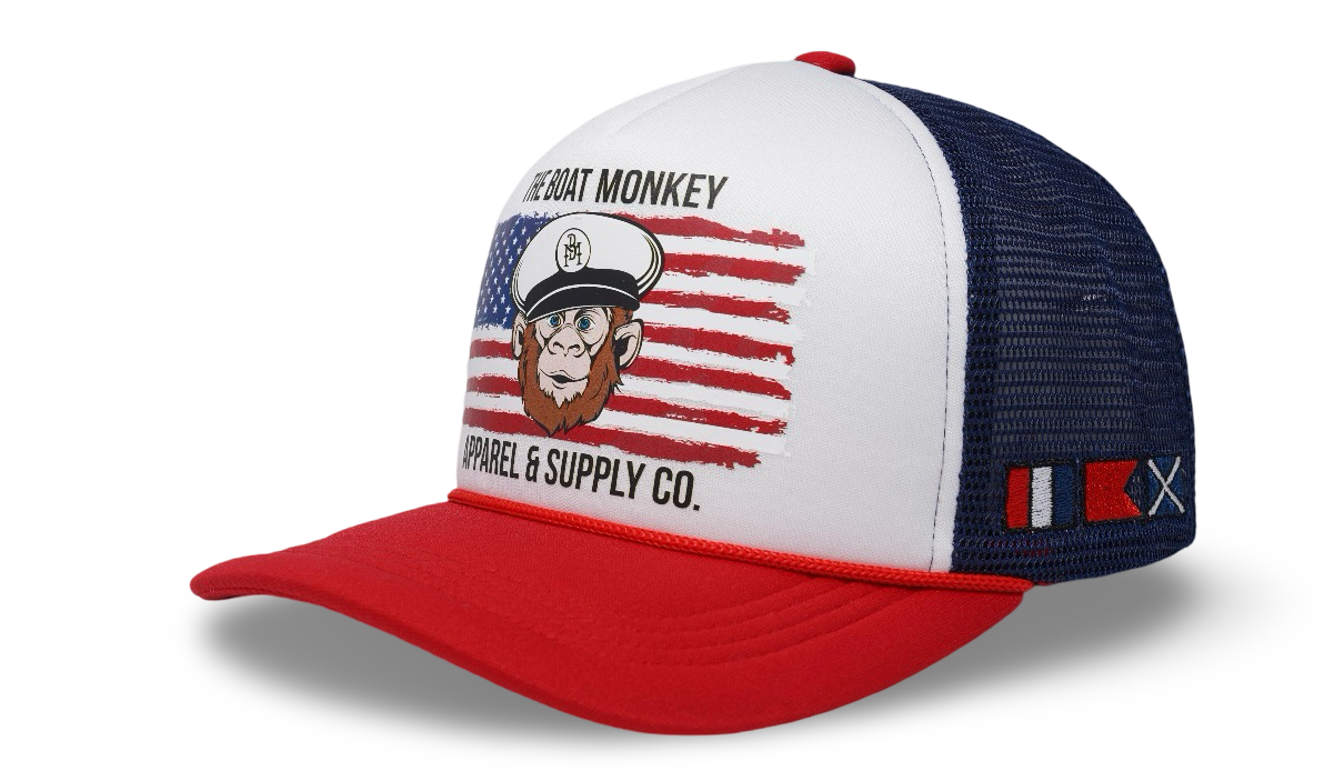 American Boat Monkey Foam Trucker