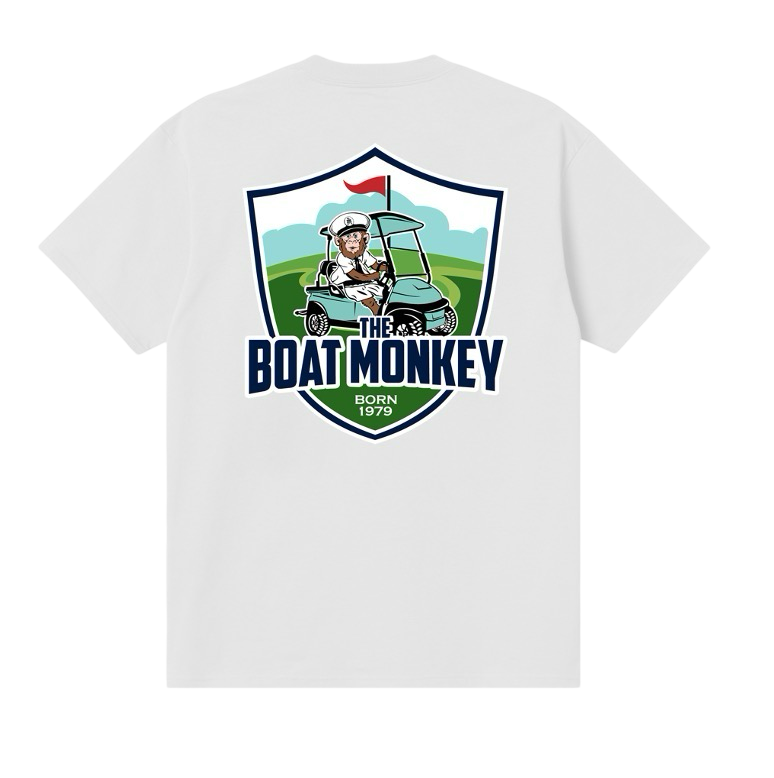 Golf Cart T-shirt White