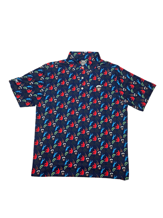 Boat Monkey Men's Cocktail Polo