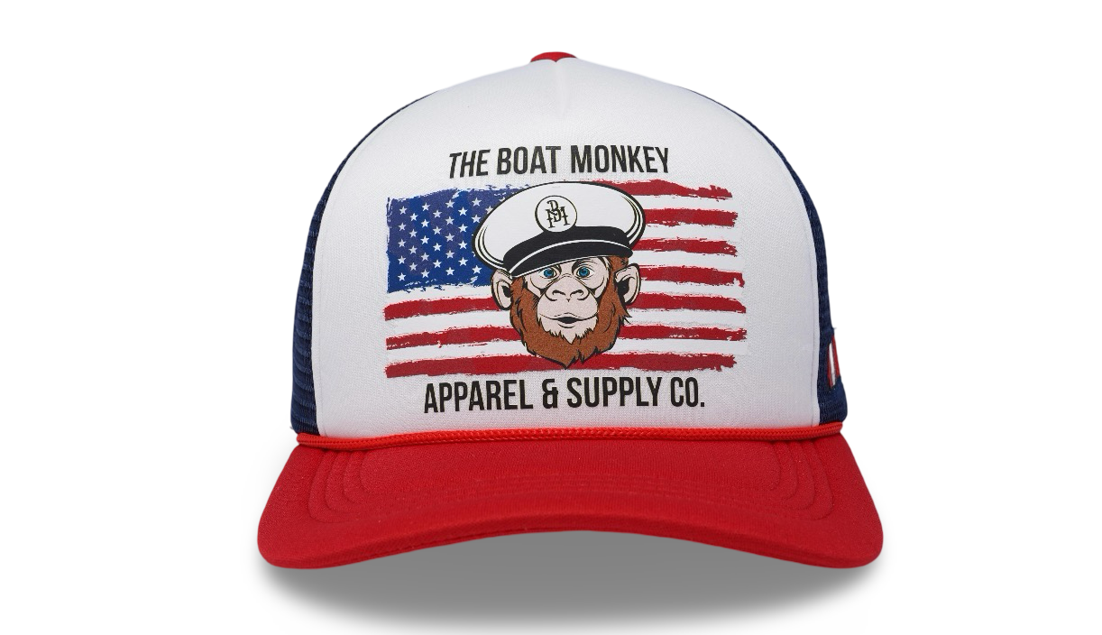 American Boat Monkey Foam Trucker