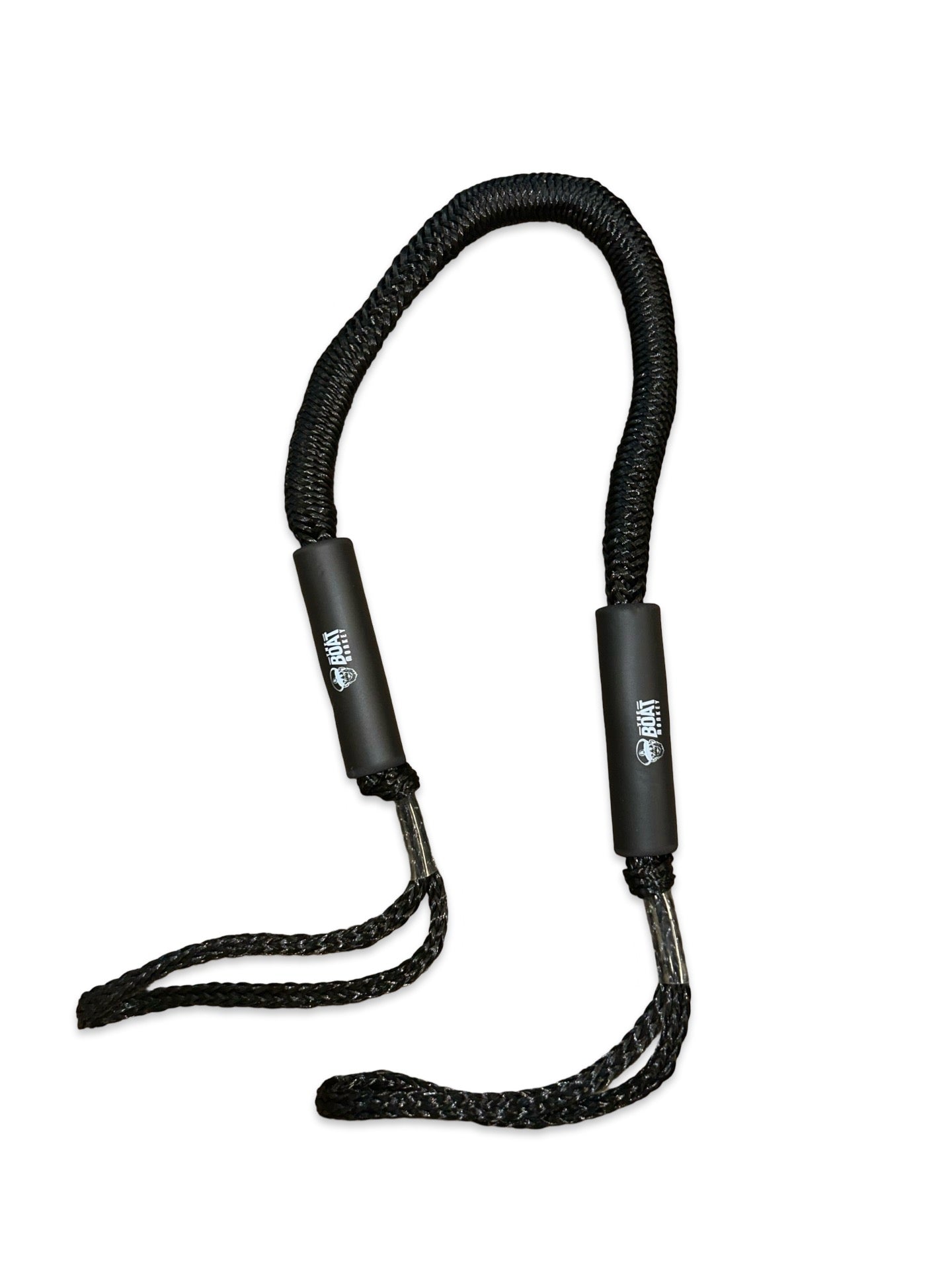 Bungee Dock Line 4'-5.5' Stretch Black - Two Pack