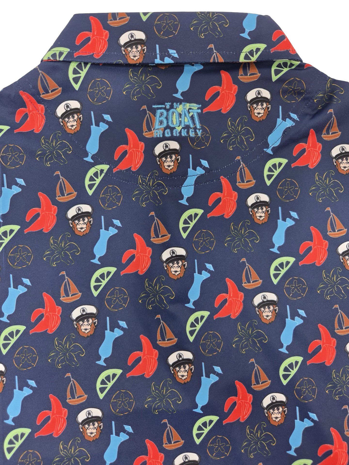 Boat Monkey Men's Cocktail Polo