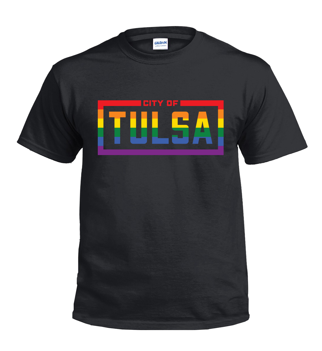 Tulsa Pride square shirt