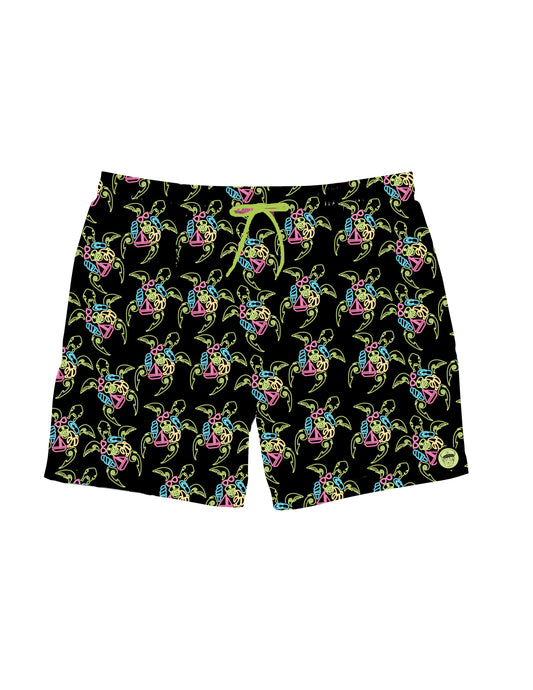 Black 2 in 1 Turtle Swimwear Short (PRE ORDERS Selling out Fast) June 30 Release date